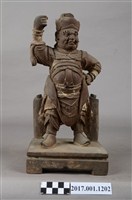 藏品(木雕周倉像)的圖片