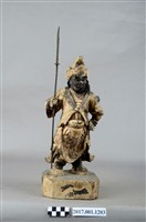 藏品(木雕周倉像)的圖片