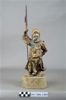 藏品(木雕周倉像)的圖片