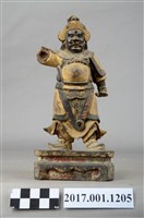 藏品(木雕周倉像)的圖片