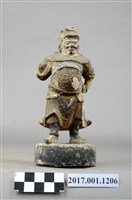 藏品(木雕周倉像)的圖片