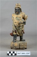 藏品(木雕周倉像)的圖片