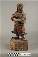 藏品(木雕周倉像)的圖片