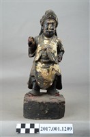 藏品(木雕周倉像)的圖片