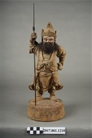 藏品(木雕周倉像)的圖片