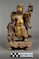 藏品(木雕藥王像)的圖片