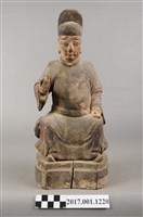 藏品(木雕藥王像)的圖片