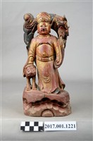 藏品(木雕藥王像)的圖片