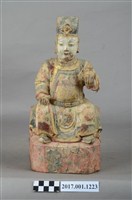 藏品(木雕藥王像)的圖片
