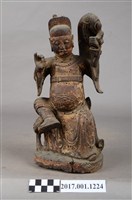 藏品(木雕藥王像)的圖片