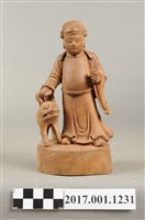 藏品(木雕藥王像)的圖片