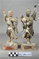 藏品(木雕護法官將像組)的圖片