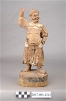 藏品(木雕護法官將像)的圖片