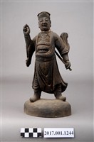 藏品(木雕護法官將像)的圖片