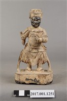 藏品(木雕護法官將像)的圖片