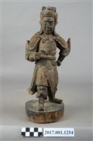 藏品(木雕護法官將像)的圖片