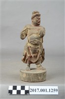 藏品(木雕護法官將像)的圖片