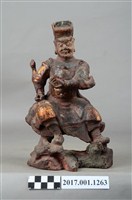 藏品(木雕護法官將像)的圖片