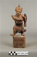 藏品(木雕護法官將像)的圖片
