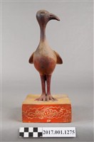 藏品(木雕鶴像)的圖片