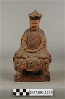 藏品(木雕三平祖師像)的圖片