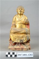 藏品(木雕三平祖師像)的圖片