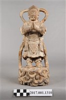 藏品(木雕韋馱尊者像)的圖片