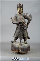 藏品(木雕韋馱尊者像)的圖片