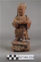 藏品(木雕伽藍尊者像)的圖片