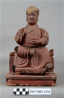 藏品(木雕祖師像)的圖片