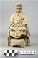 藏品(木雕祖師像)的圖片