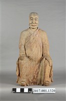 藏品(木雕祖師像)的圖片