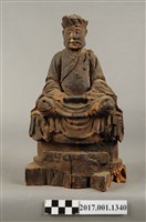 藏品(木雕清水祖師像)的圖片