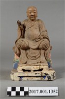 藏品(木雕普庵祖師像)的圖片