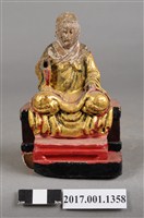 藏品(木雕普庵祖師像)的圖片