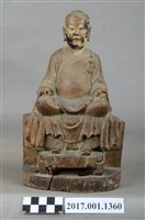 藏品(木雕普庵祖師像)的圖片