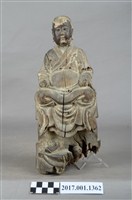 藏品(木雕普庵祖師像)的圖片