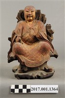 藏品(木雕普庵祖師像)的圖片