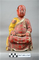 藏品(木雕普庵祖師像)的圖片