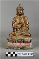 藏品(木雕釋迦牟尼佛像)的圖片