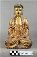 藏品(木雕釋迦牟尼佛像)的圖片