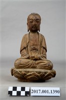 藏品(木雕釋迦牟尼佛像)的圖片