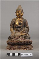 藏品(木雕釋迦牟尼佛像)的圖片