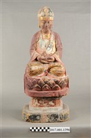 藏品(木雕釋迦牟尼佛像)的圖片