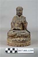 藏品(木雕釋迦牟尼佛像)的圖片