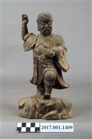 藏品(木雕降龍羅漢像)的圖片
