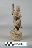 藏品(木雕伏虎羅漢像)的圖片