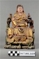 藏品(木雕觀世音菩薩像)的圖片