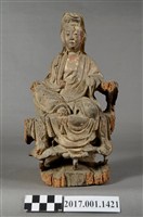 藏品(木雕觀世音菩薩像)的圖片