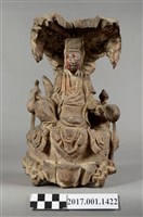 藏品(木雕觀世音菩薩像)的圖片